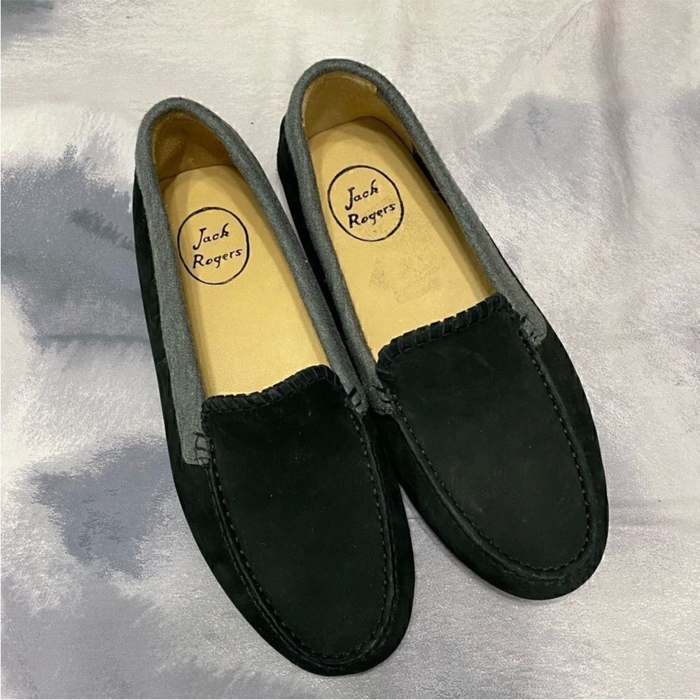 Jack Rogers Suede Barret Driving Loafers Men Size 9.5